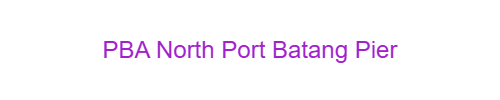 PBA North Port Batang Pier